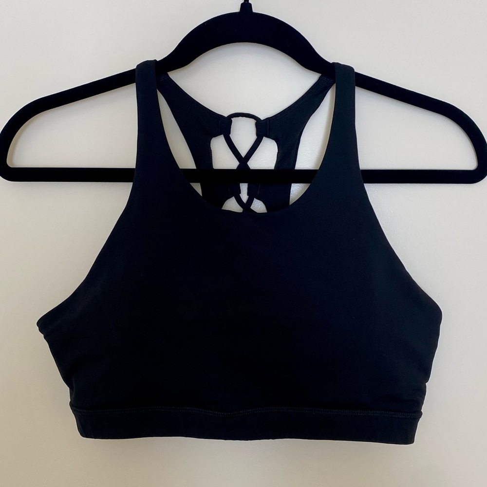 Lululemon Sports Bra in Black - Discontinued Style - Yoga - Running - Training